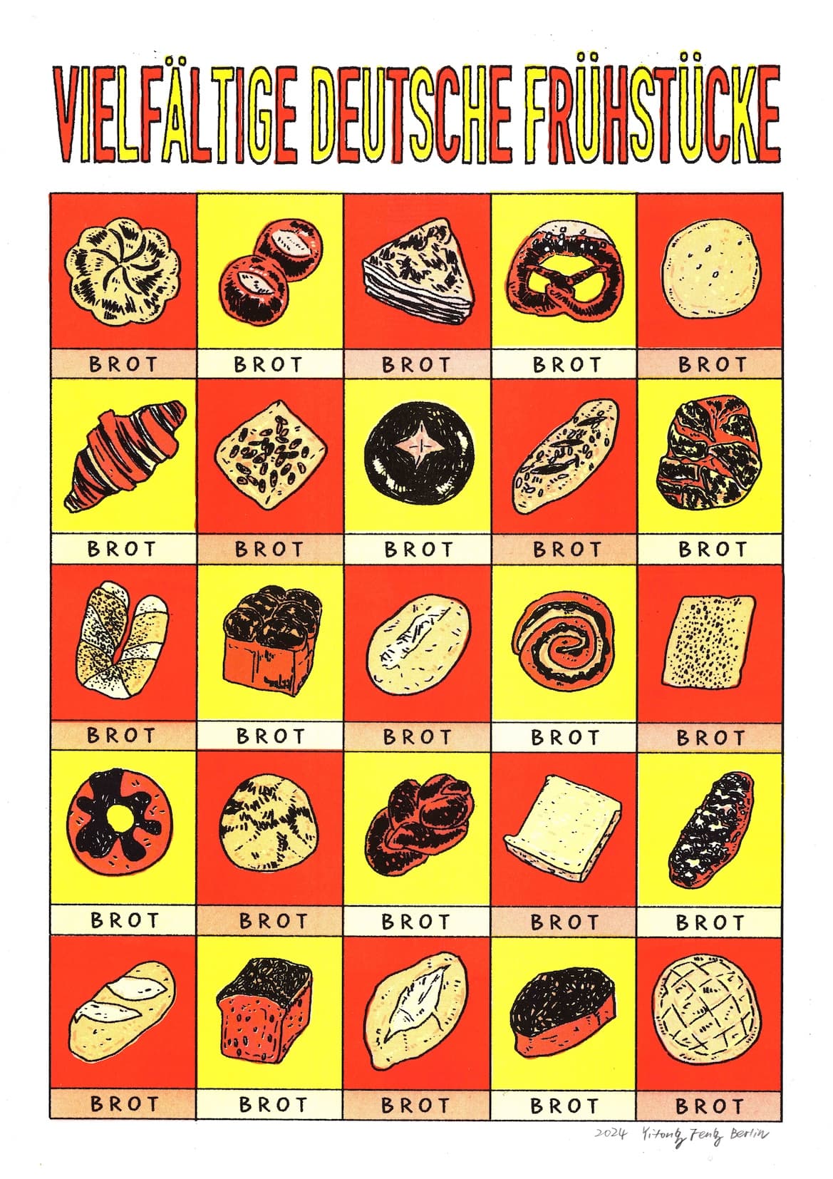 VIELFÄLTIGE DEUTSCHE FRÜHSTÜCKE